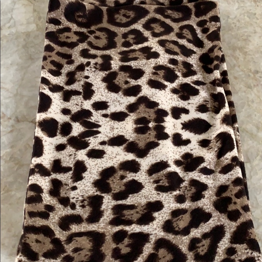 Beautiful leopard print infinity scarf